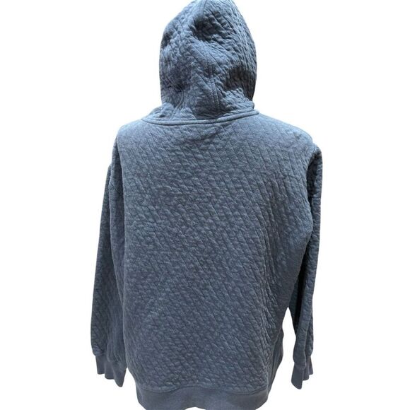 Great Northwest Women's Quilted Blue Hoodie Jacket Size L - Picture 7 of 10